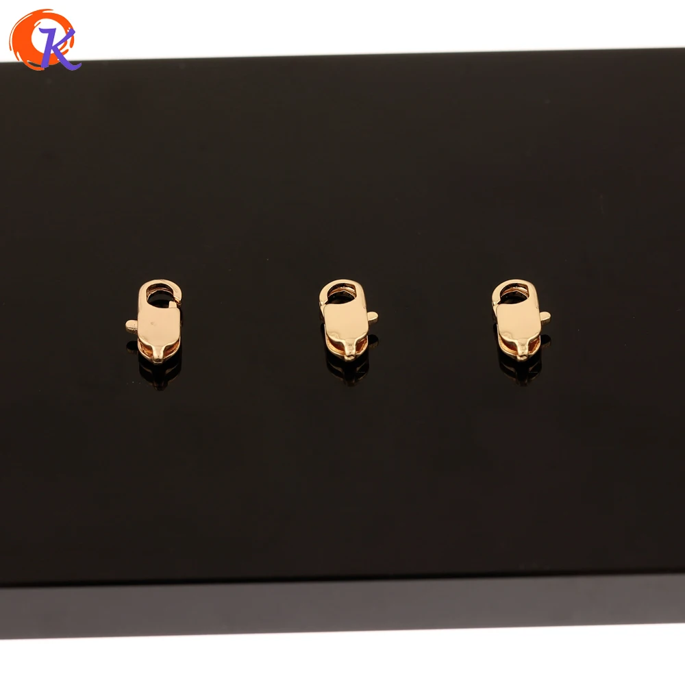 

Cordial Design 100Pcs 6*12MM Jewelry Accessories/Connectors For Necklace/Jewelry Findings/Genuine Gold Plating/Hand Made/Hooks