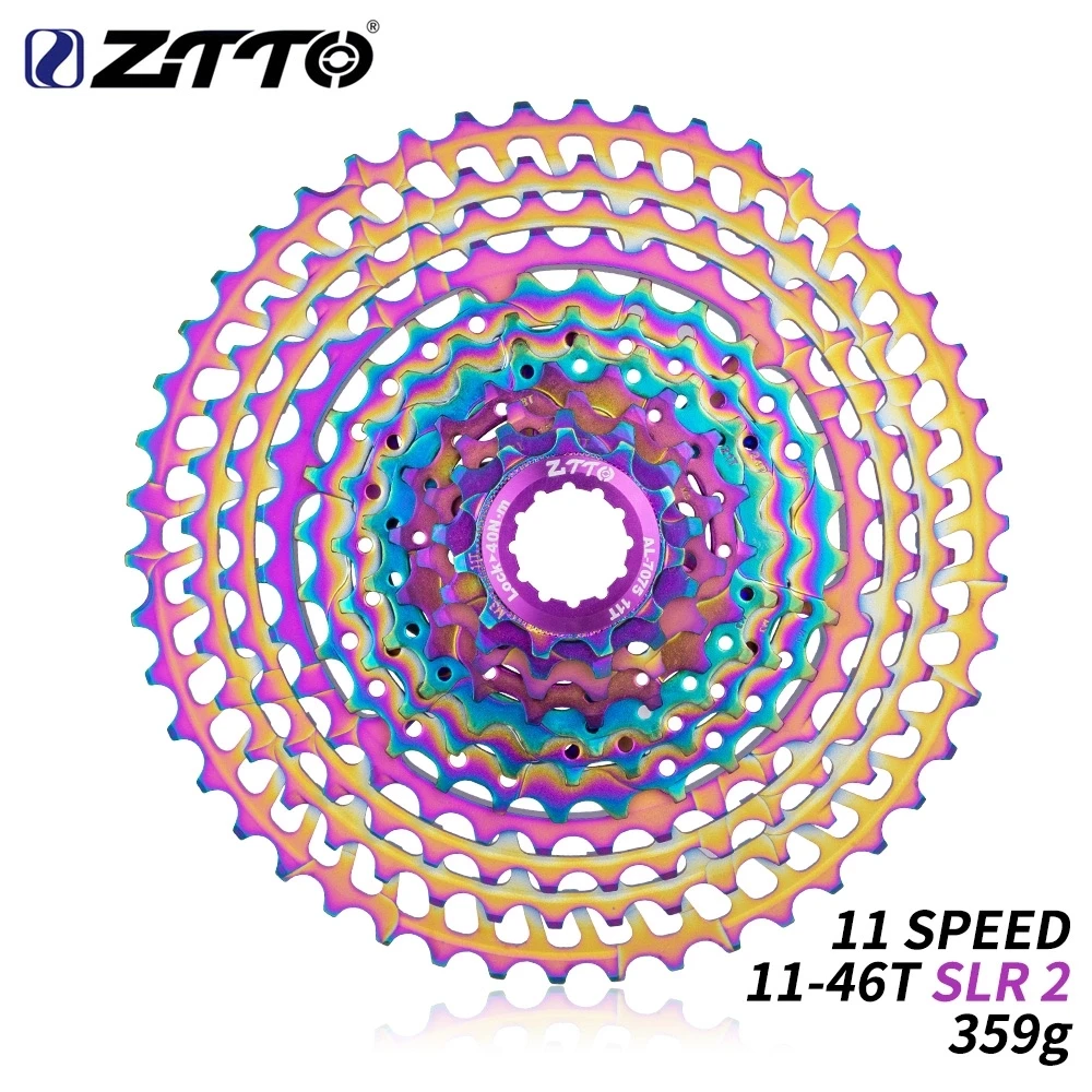 ZTTO 11-speed 11-46T SLR 2 велосипедная rainbow11-50T карта HG система 11s ультра светильник color46T CNC k7 для MTB GX X1 NX M8000 маховик