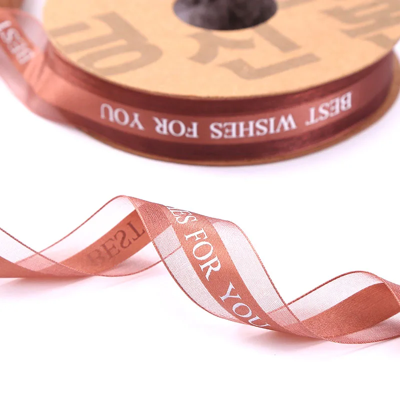 Ленты из органзы с принтом 25 мм 5 лет|Ленты для шитья| |