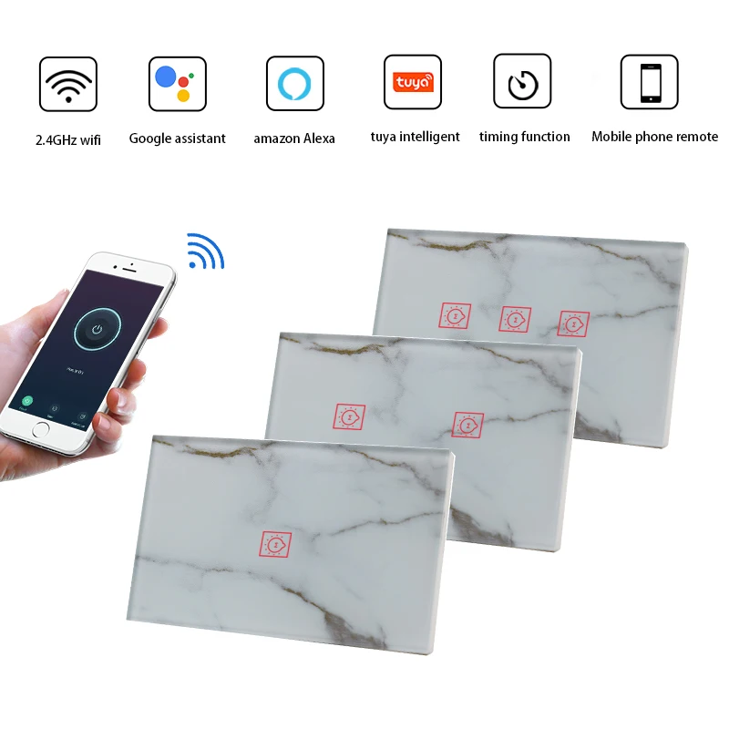 Умный выключатель света с Wi Fi Беспроводной Выключатель дистанционным