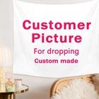 Гобелен на заказ, гобелен в виде мандалы, гобелен в стиле хиппи, настенная ткань, печать Вашего фото-ковер, гобелены из ведьмастера, фон