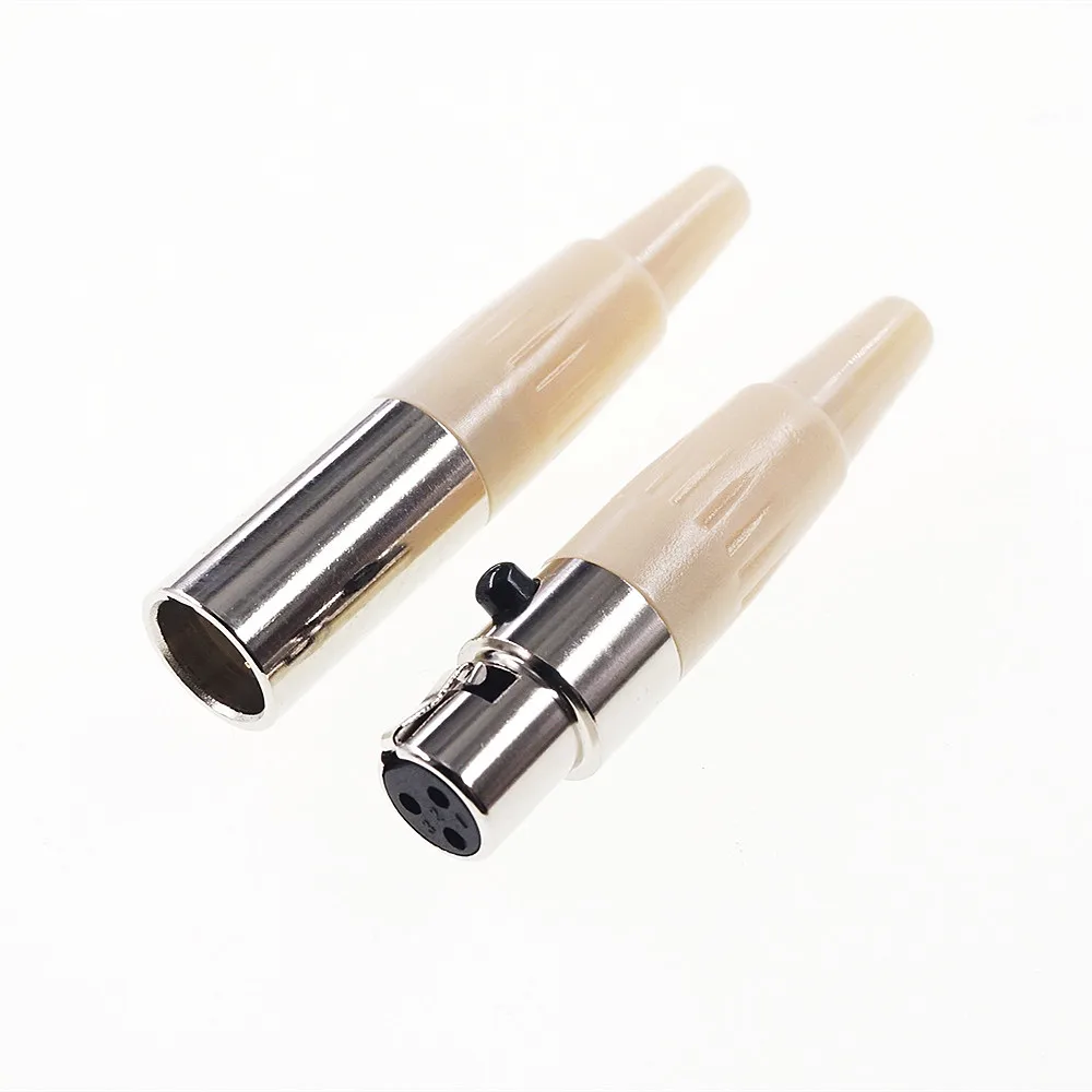 20 шт. высококачественный 3-контактный разъем типа слоновой кости для аудиокабеля