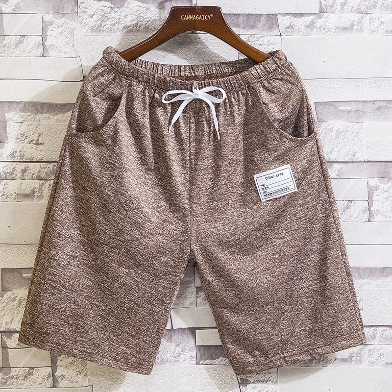 

Shorts Men's Summer Trendy Ice Silk Thin Men's Casual Loose Straight Sports Shorts Cropped Beach Pants