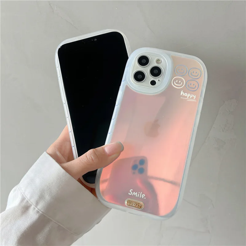 Роскошный блестящий чехол для телефона с лазерной мечтой IPhone 13 12 11 Pro Max XR XS 7 8 Plus X