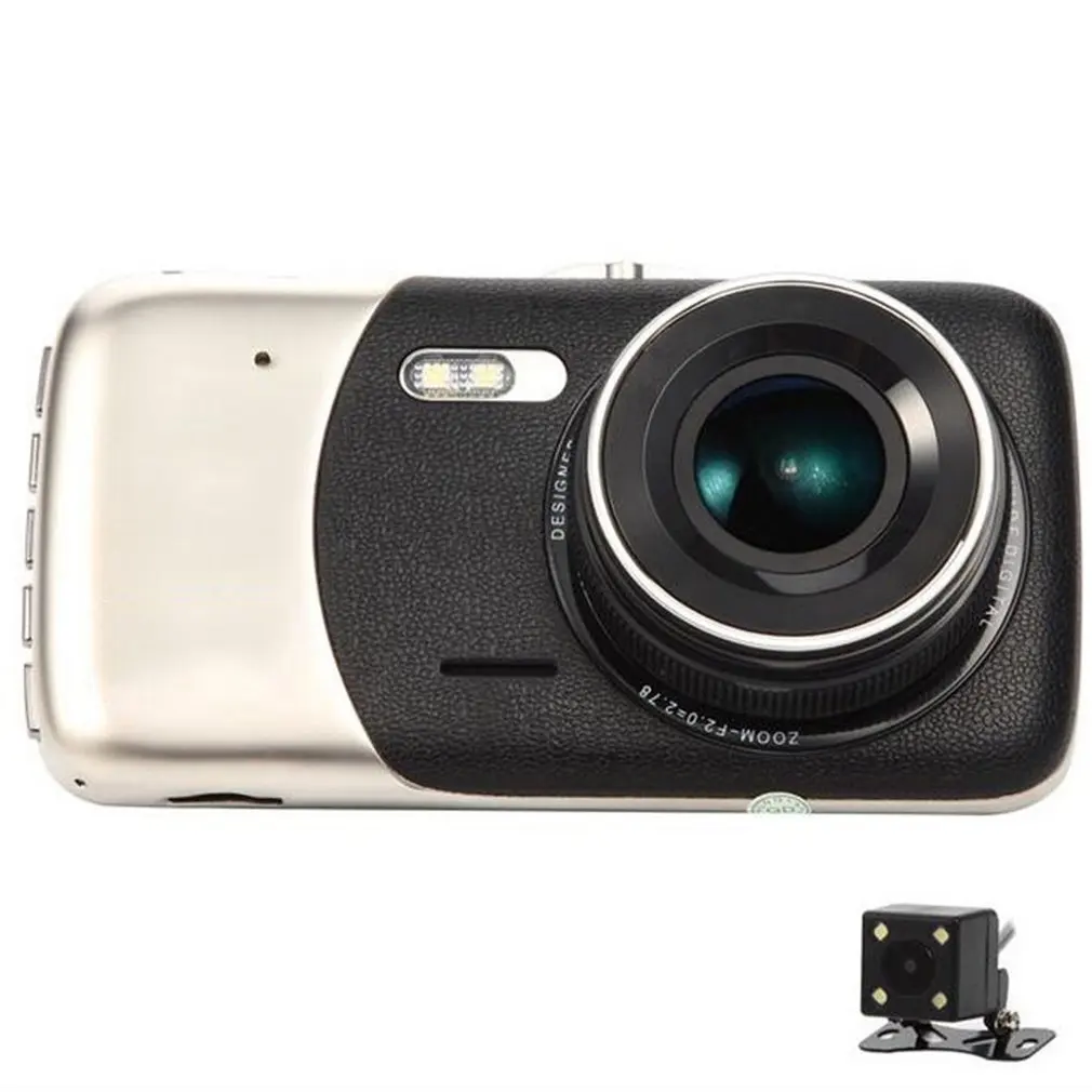 4 Inch IPS Full HD 1080P Car Driving Recorder Dashcam Car DVR Driving Recorder Wide Angle Lens night vision Car Dash Cam