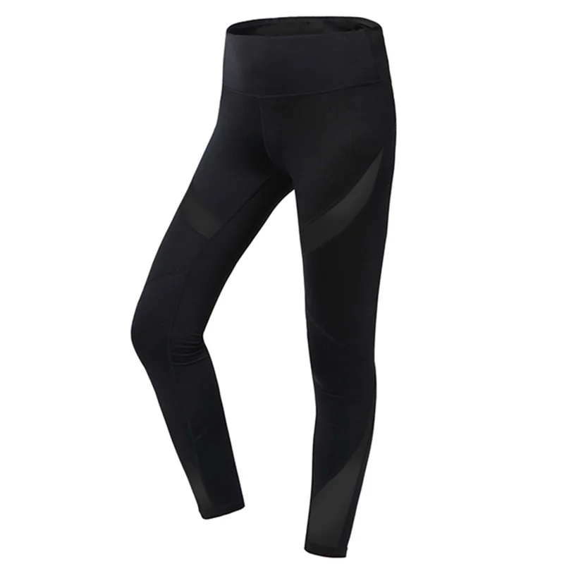 Женские штаны для йоги с высокой талией эластичные леггинсы фитнеса