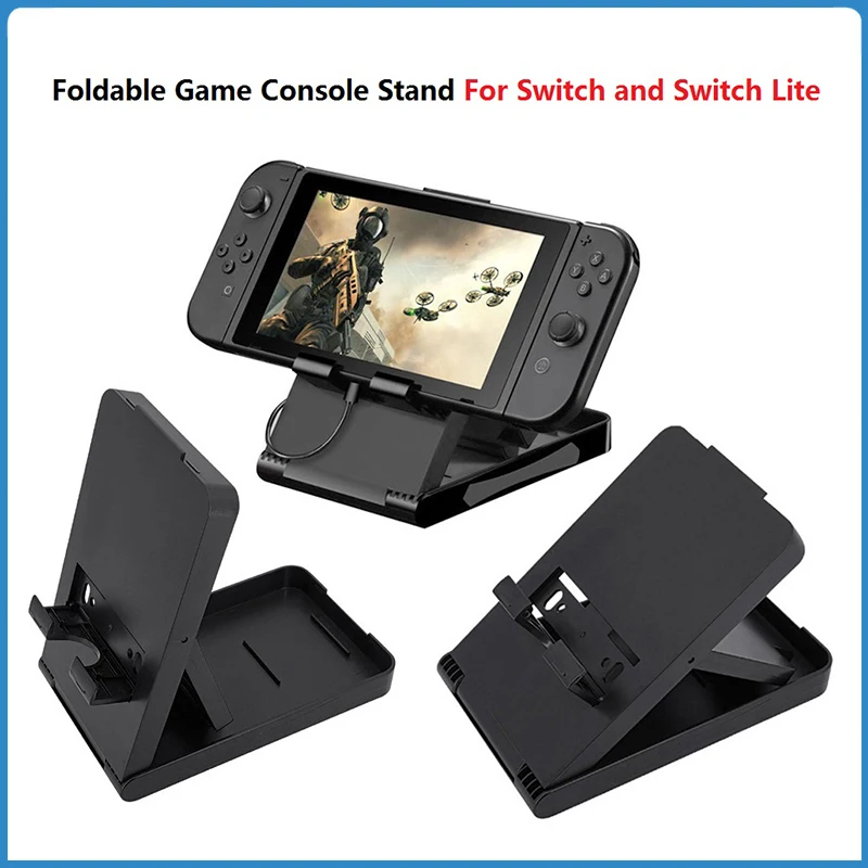 

Foldable Game Console Stand For Switch Three-Speed Adjustment Portable Bracket Holder For Nintend Switch Lite Console Host