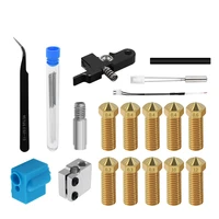 two trees nozzle hotend heating block parts kit fits artillery sidewinder x1 genius 3d printer