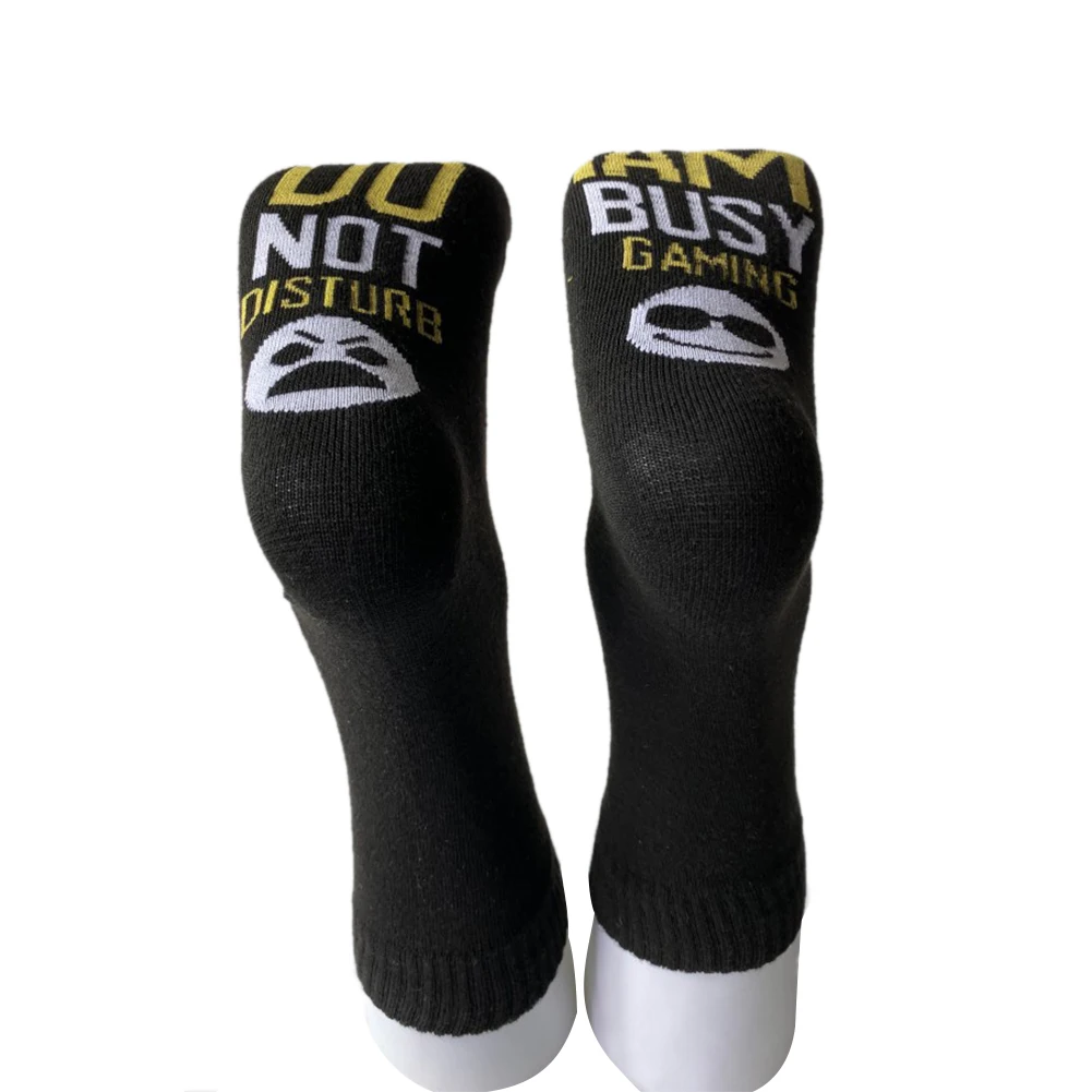 Новинка 2020 хлопковые носки не беспокоить веселые занятые играми Нескользящие
