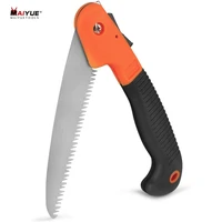 maiyue foldable saw trimming cutting wood campingpruning saw folding hand saw with secure lock