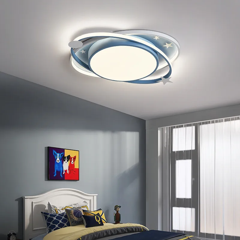 

Around The Planet Cartoon Nursery Light Fixture Kids Ceiling Light For Children's Room Girls Boys Bedroom Light Led Lighting