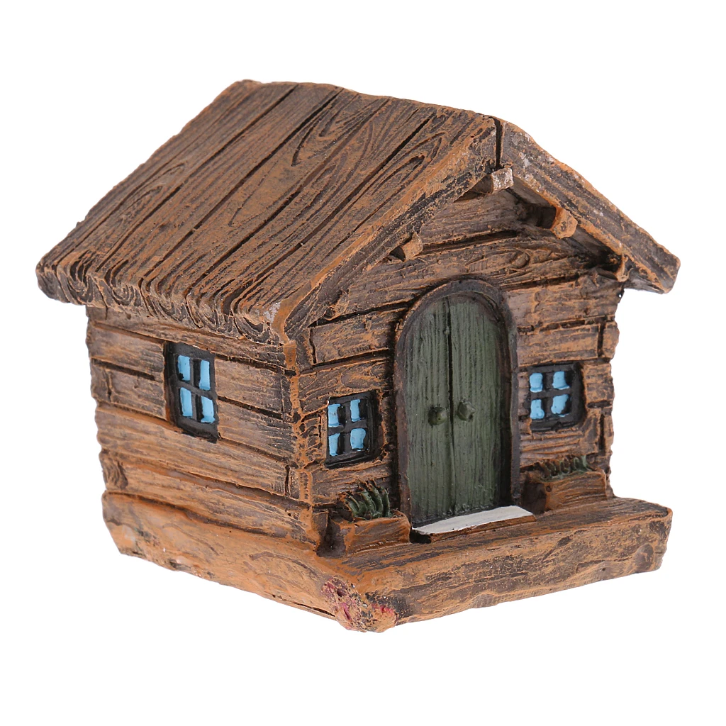 

Mini House Figurine Model Farmhouse for Diorama Accessory Kids Gift