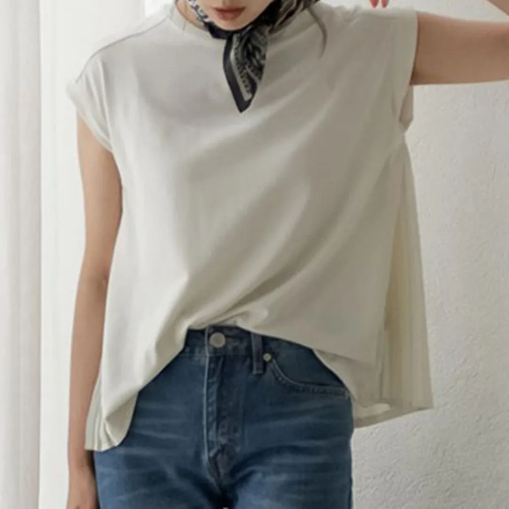 2020 корейская мода новый женский шифоновый плиссированный топ повседневный