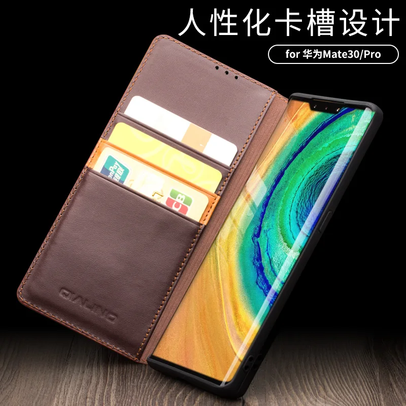 Для huawei mate 30 Pro 5G чехол ультра тонкий ручной работы из натуральной кожи для 30Pro LIO