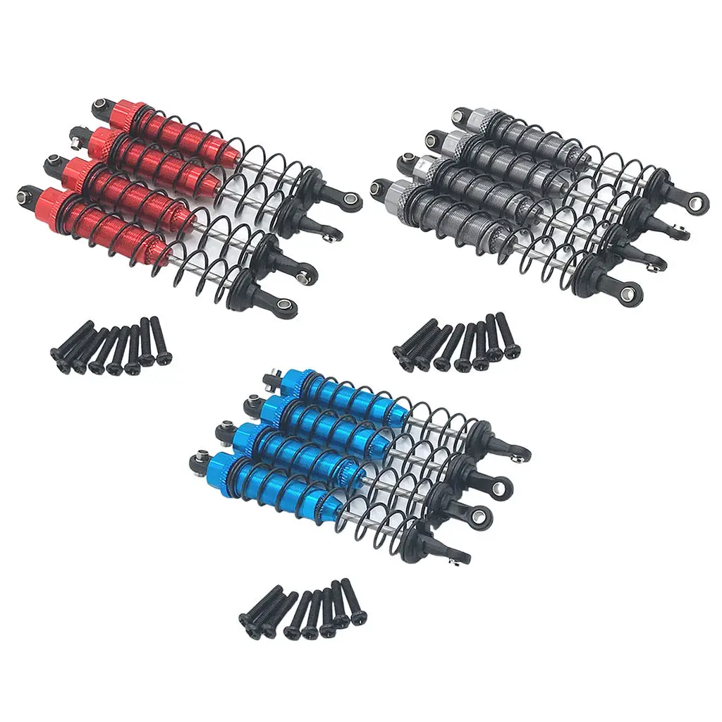 

4 шт. передний и задний амортизатор Для WLtoy RC Car 1/12 12402-A A323 12409