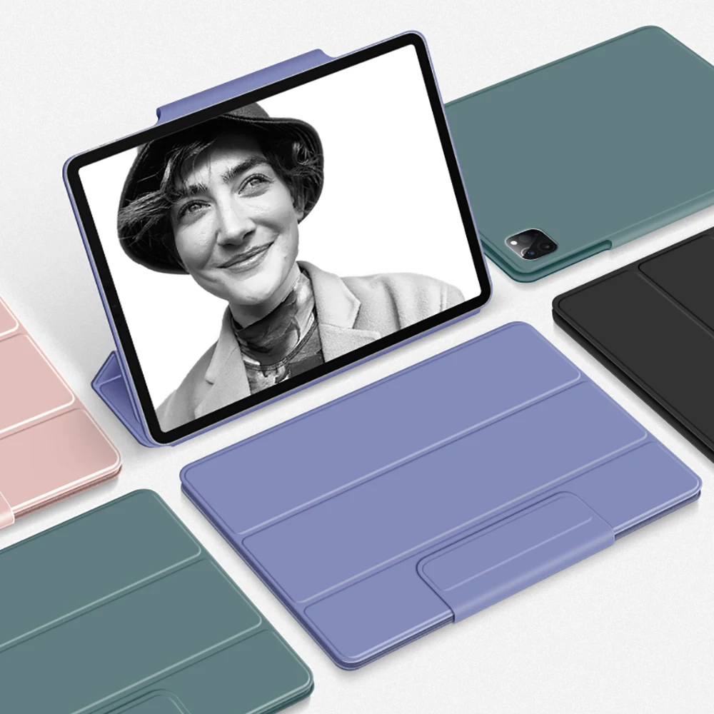 Чехол для iPad Pro 12 9 чехол 2021 M1 11 2020 Air 4 го поколения на магните смарт Обложка|Чехлы
