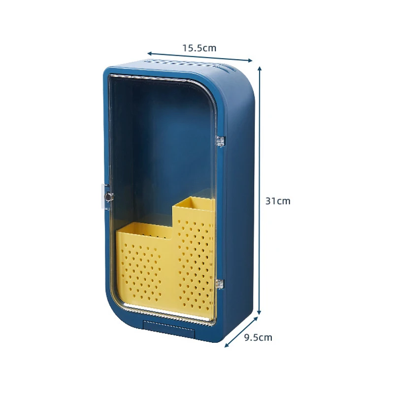 

Kitchen Chopsticks Fork Drain Knife Storage Box Rack, Wall Storage Box Drain Rack Rack