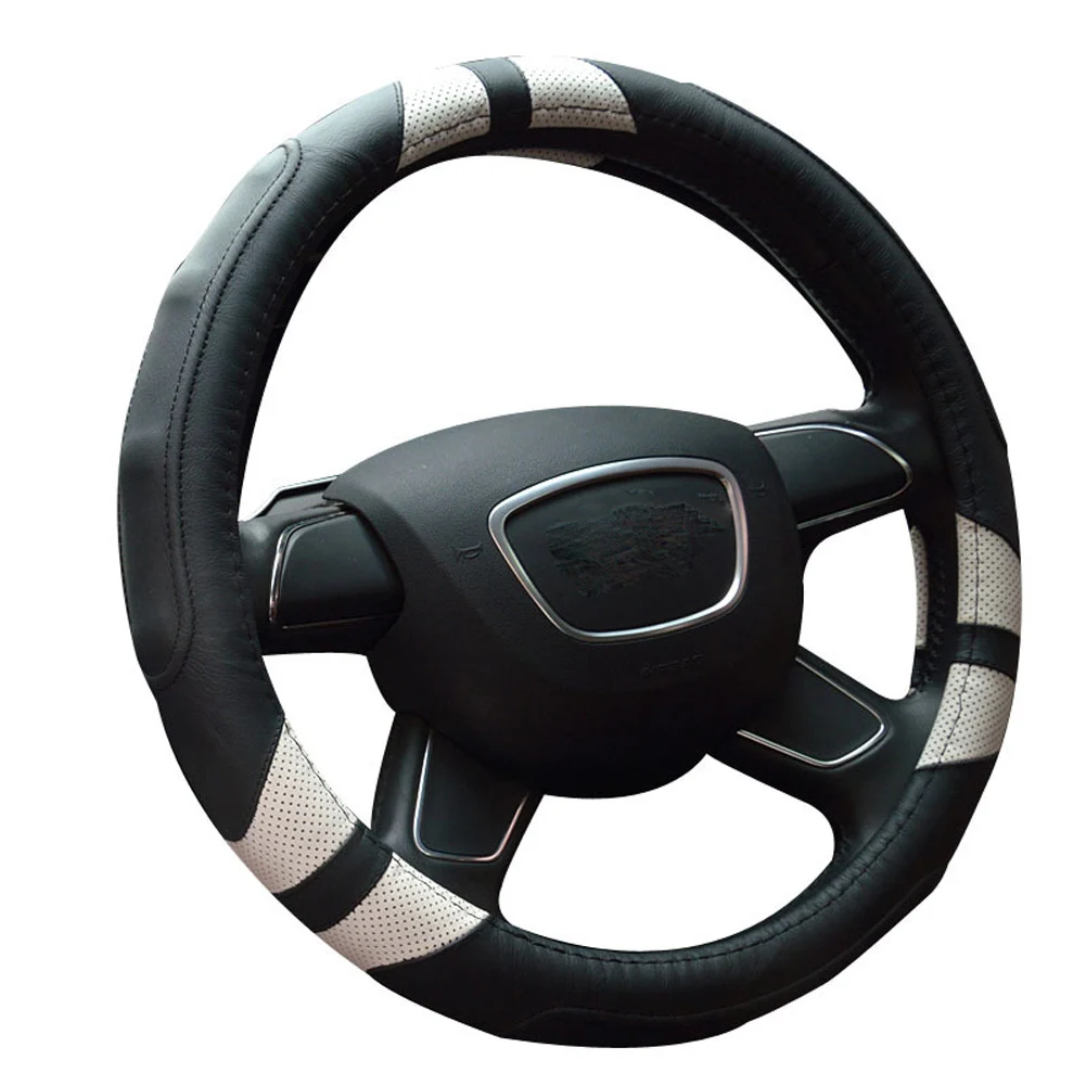 Универсальный 36 см внешний диаметр чехол рулевого колеса автомобиля для авто SUV