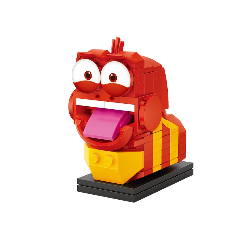 Новинка LOZ забавные мультяшные животные червь Алмазный Мини-конструктор личинка