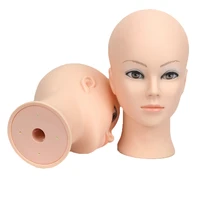 hot sale female mannequin head without hair for making wig hat display cosmetology manikin head female dolls bald training head