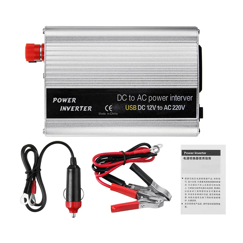 

2000W DC 12V to AC 220V USB Car Power Inverter Charger Converter Adapter DC 12 to AC 220 Modified Sine Wave Transformer