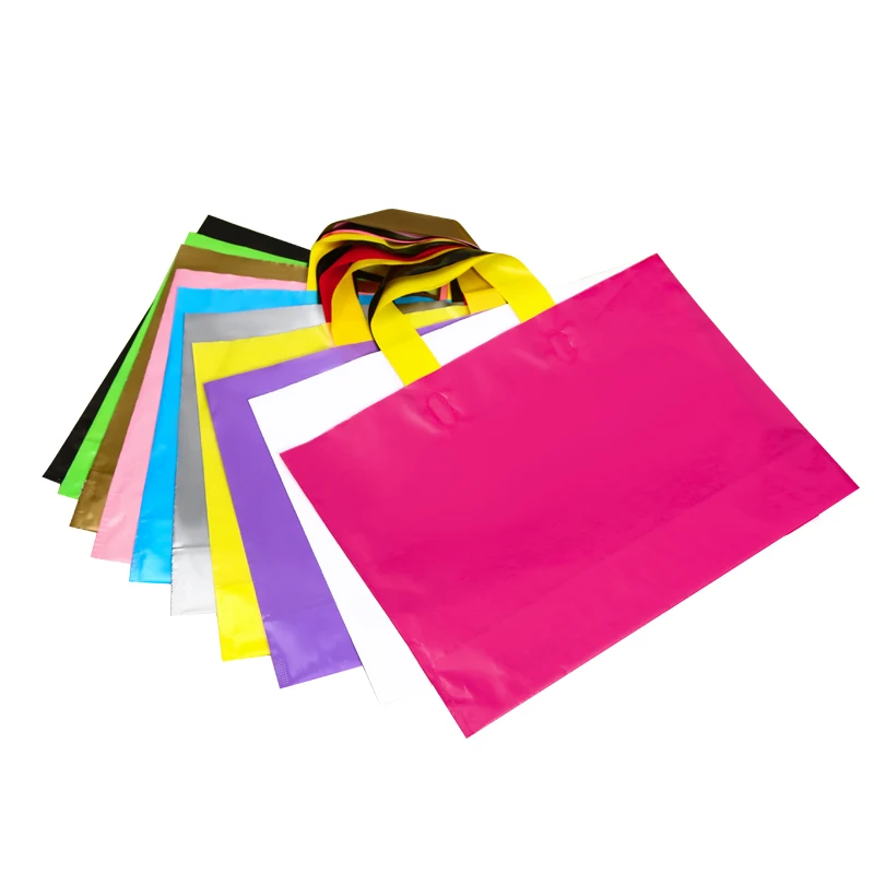 Изготовленный на заказ логотип одежда подарочные пакеты прозрачные упаковки