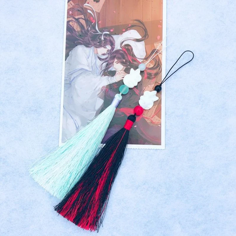Аниме Grandmaster of Demonic Cultivation Mo Dao Zu Shi Rabbit Tassel подвеска реквизит косплей брелок для ключей подвеска игрушка подарок