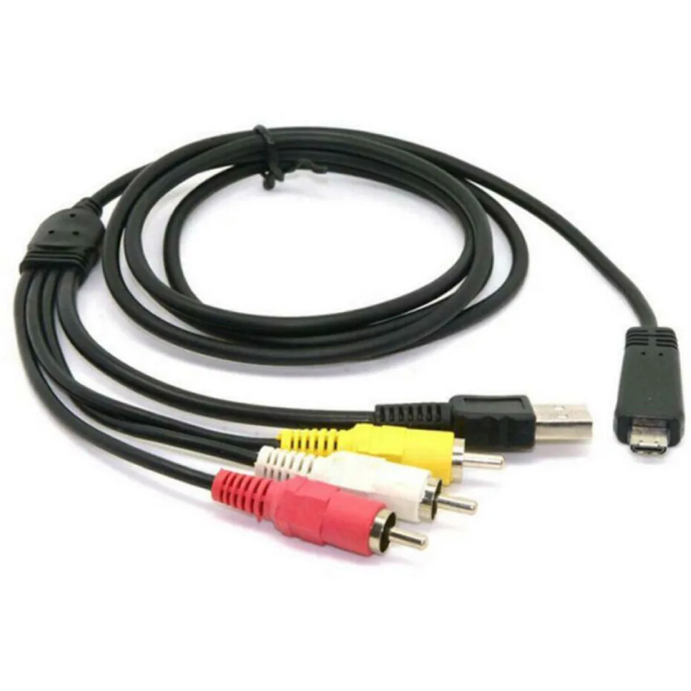 VMC-MD3 USB AV TV кабель для Sony DSC-TX100, TX100/V, TX100/R, TX100/B,WX5, WX5/B, W570, W570/B, W570/V, w570/P