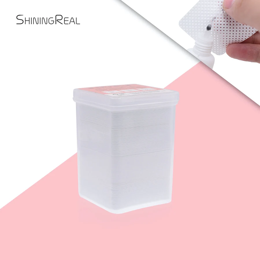 180 шт. хлопковые салфетки без ворса для удаления клея ресниц протрите рот бутылки