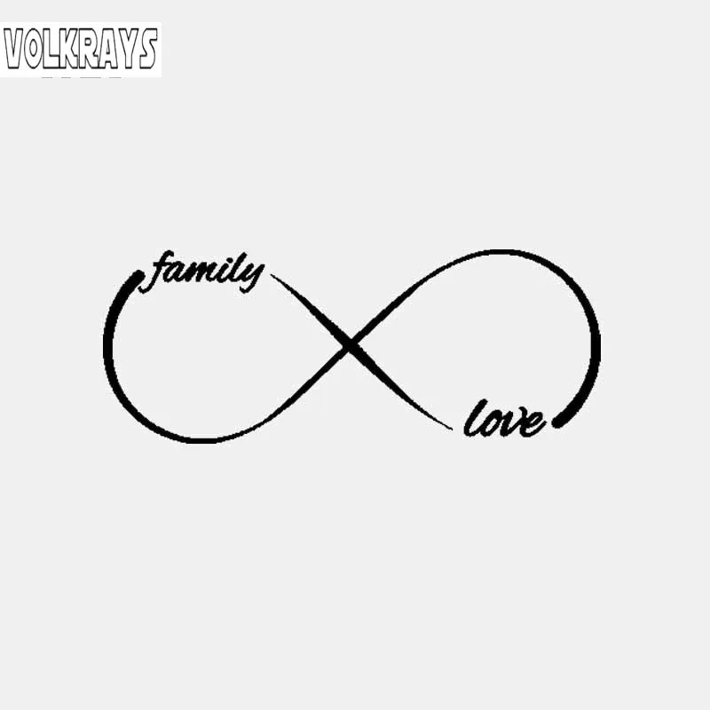 Volkrays индивидуальная наклейка для автомобиля семейная любовь аксессуары