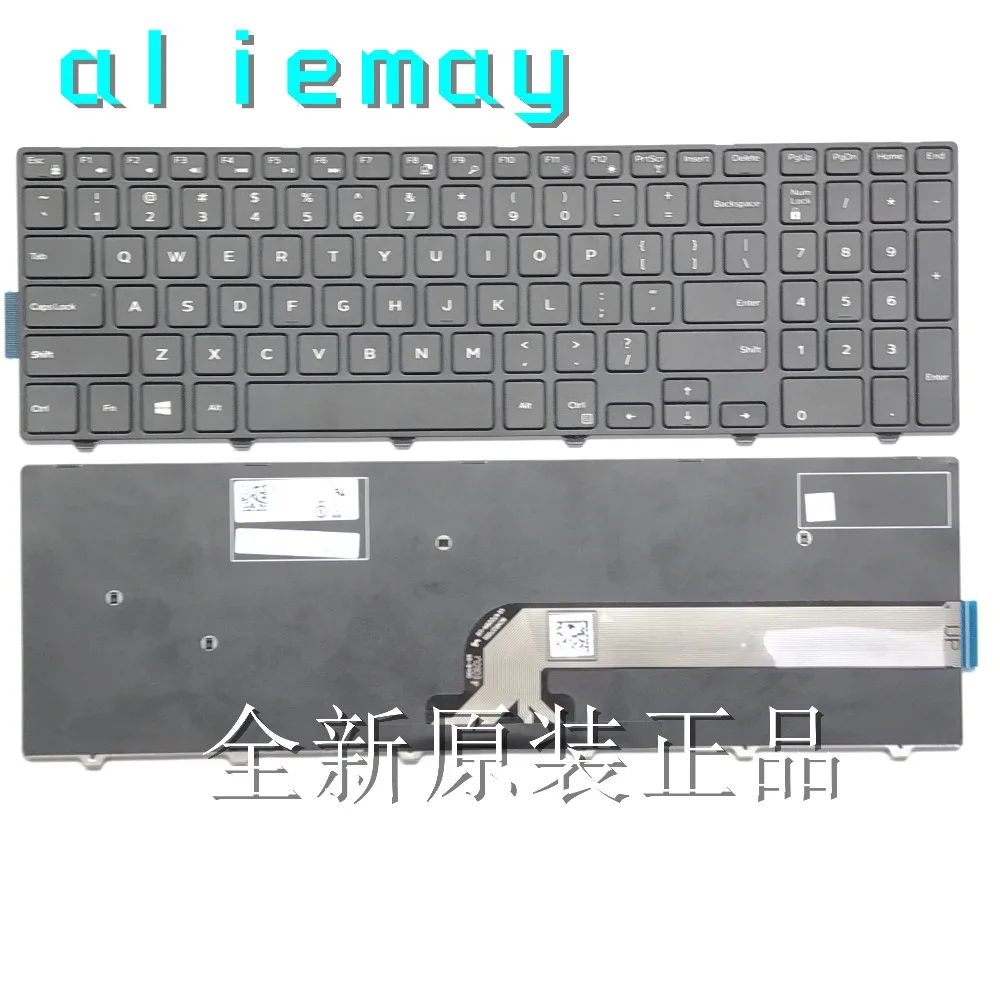 WO BACKLIT Для Dell Inspiron 15 5551 5552 5555 5558 5559 5548 5547 7559 7558 7552 7553 5577 Клавиатура США раскладка клавиатуры - Цвет: WO BACKLIT
