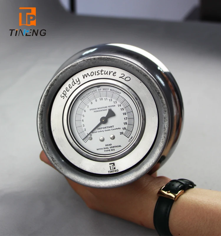 

Zhuozhou Tianpeng SM-1000 calcium carbide method Speedy Moisture Tester 20gr for Any Powder