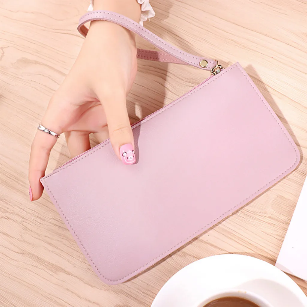 Высококачественный брендовый кошелек с мягким лицом двойной большая