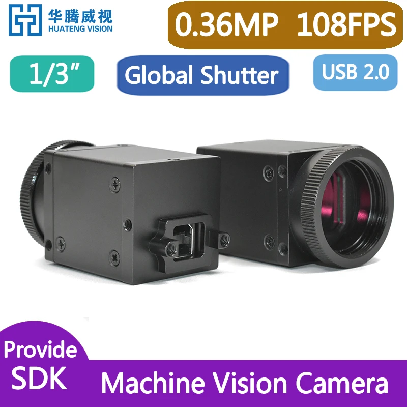 Высокая скорость USB 0.36MP цветная цифровая промышленная камера + SDK машинное