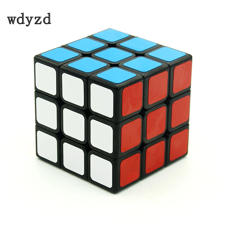 Wdyzd 3x3x3 магический куб профессиональный 5 7 см Черно белый и матовый стикер