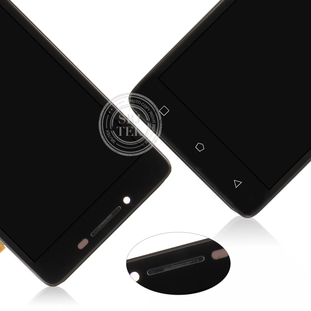 ЖК-дисплей 5 дюймов для Lenovo A6010 сенсорный экран с дигитайзером в сборе рамкой