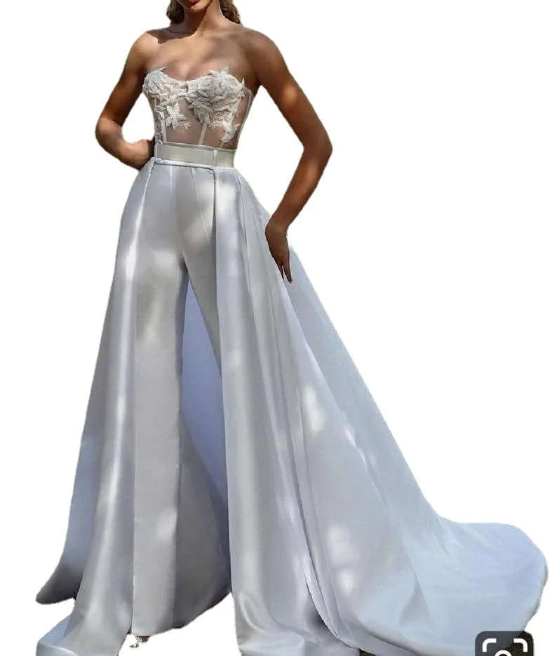 

Hot Luxury Elegant 2021 Evening Dress Bride Gown Lace&Sequins Robe de soir Suitable for Parties Plus Size Woman dresses