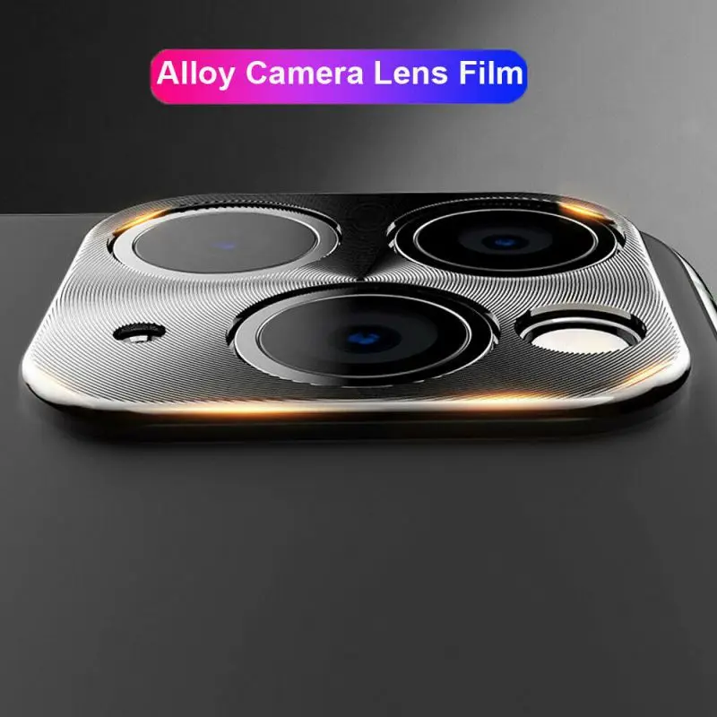 Горячая полная крышка металлическая рамка для объектива камеры Защитная пленка