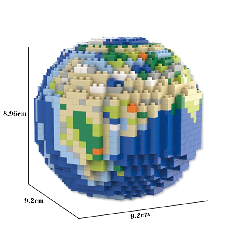 1268 Uds de la tierra de 6603 Micro bloques de construcci&oacute;n cifras espacio Diamond Mini ladrillo juguetes educativos para ni&ntilde;os amigo colecci&oacute;n regalo-2