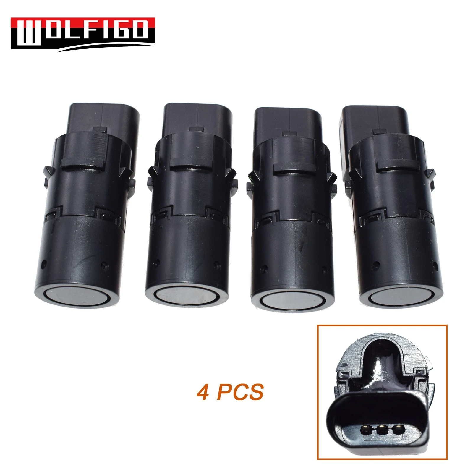 Датчик контроля парковки WOLFIGO для Audi A2 A3 A4 A6 A8 VW T5 7H0919275E 7H0919275B 4B0919275G 4F0898301 1 шт./4