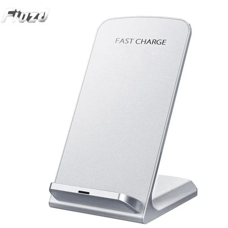 White Qi Беспроводная подставка для зарядного устройства для iPhone 11pro max XS 8 XR samsung S9 S10 S8 S10 plus быстрый беспроводной зарядный блок зарядное устройство для телефона - Тип штекера: White
