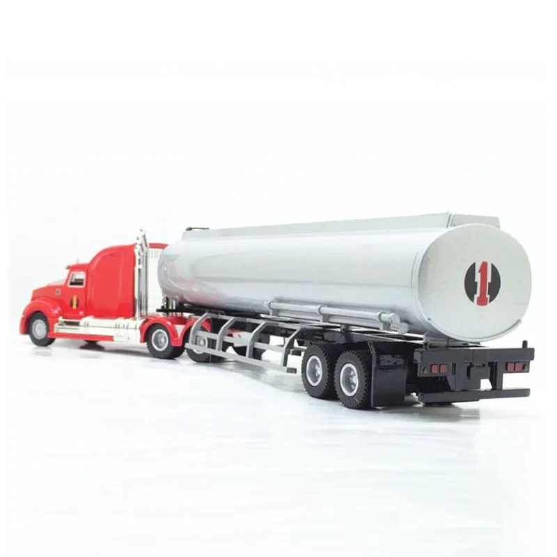 Масштаб 31 5 см металлический грузовик из сплава прицеп танк контейнер трубка