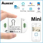 Умный переключатель Aubess EWeLink, Wi-Fi + Bluetooth + 2,4 ГГц, с дистанционным управлением, смарт-переключатели, работает с Amazon Alexa Google Home