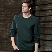 2021 fashion customize men normal sweatshirt fleece personalize advertising sweatshirt a928 deep green black fashion