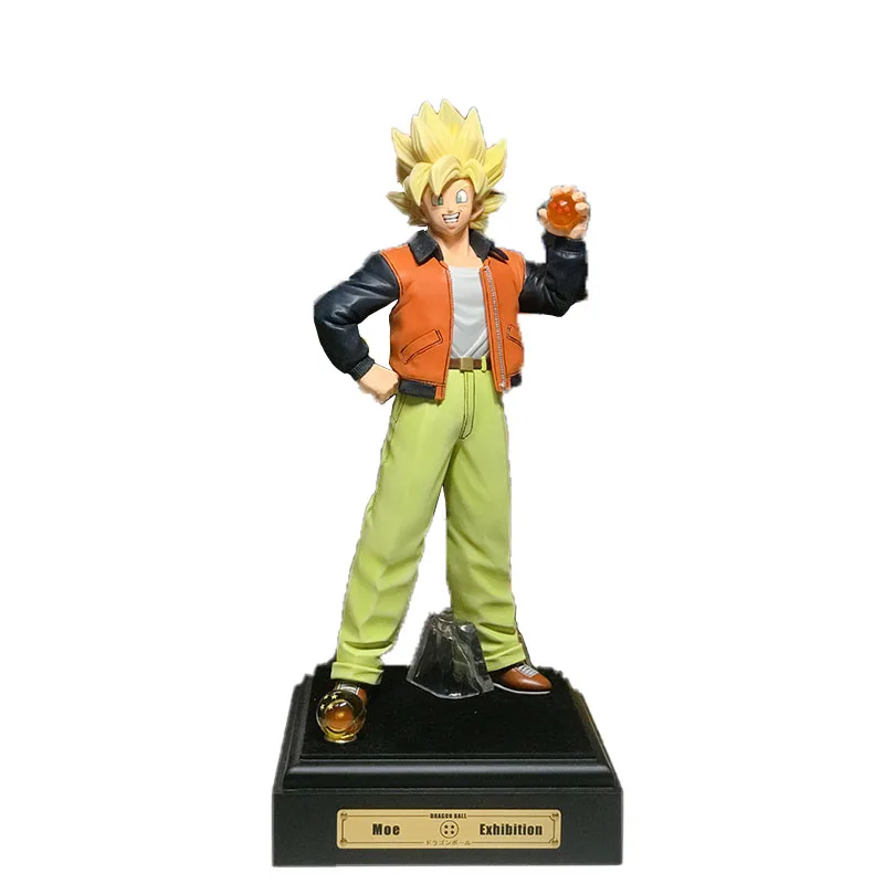 

25 см BANDAI SHF 100% оригинальный Аниме Драконий жемчуг Z Super Saiyan Son Goku Коллекционная модель из ПВХ, игрушки для детей