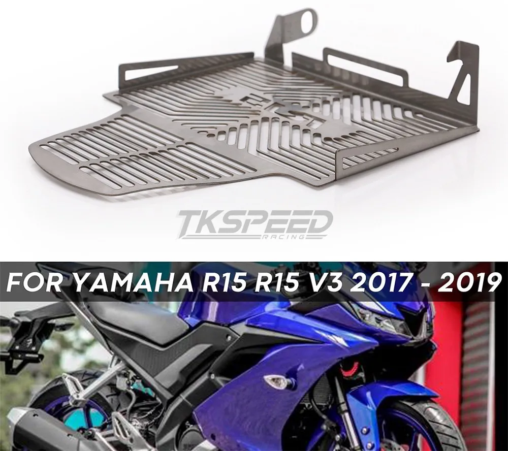 Для YAMAHA YZF-R15 YZFR15 YZF R15 V3 VVA- Защита радиатора мотоцикла масляный радиатор решетка радиатора Защитная крышка