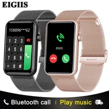 EIGIIS Smart Watch For Huawei Xiaomi Android ios Bluetooth Call Music Body Temperature Health Tracker Men ladies Smartwatch fit