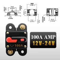 100a 42v car audio inline circuit breaker fuse car fuse accessories for 12v protection rv camper trailer offraod marine boat