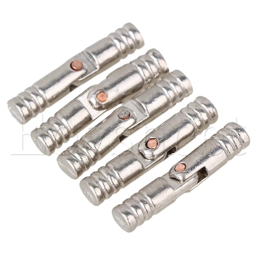 Невидимые скрытые петли для мебели из серебристого цинкового сплава 5x25 мм 20