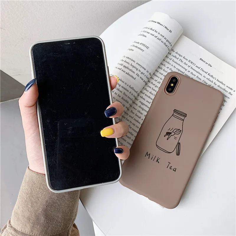 Soft TPU Phone Case For iPhone 12 13 14 Pro mini XR XS Max 7 8 6 6S Plus SE Cartoon Animal Cover For iPhone 11 Pro Shell Fundas